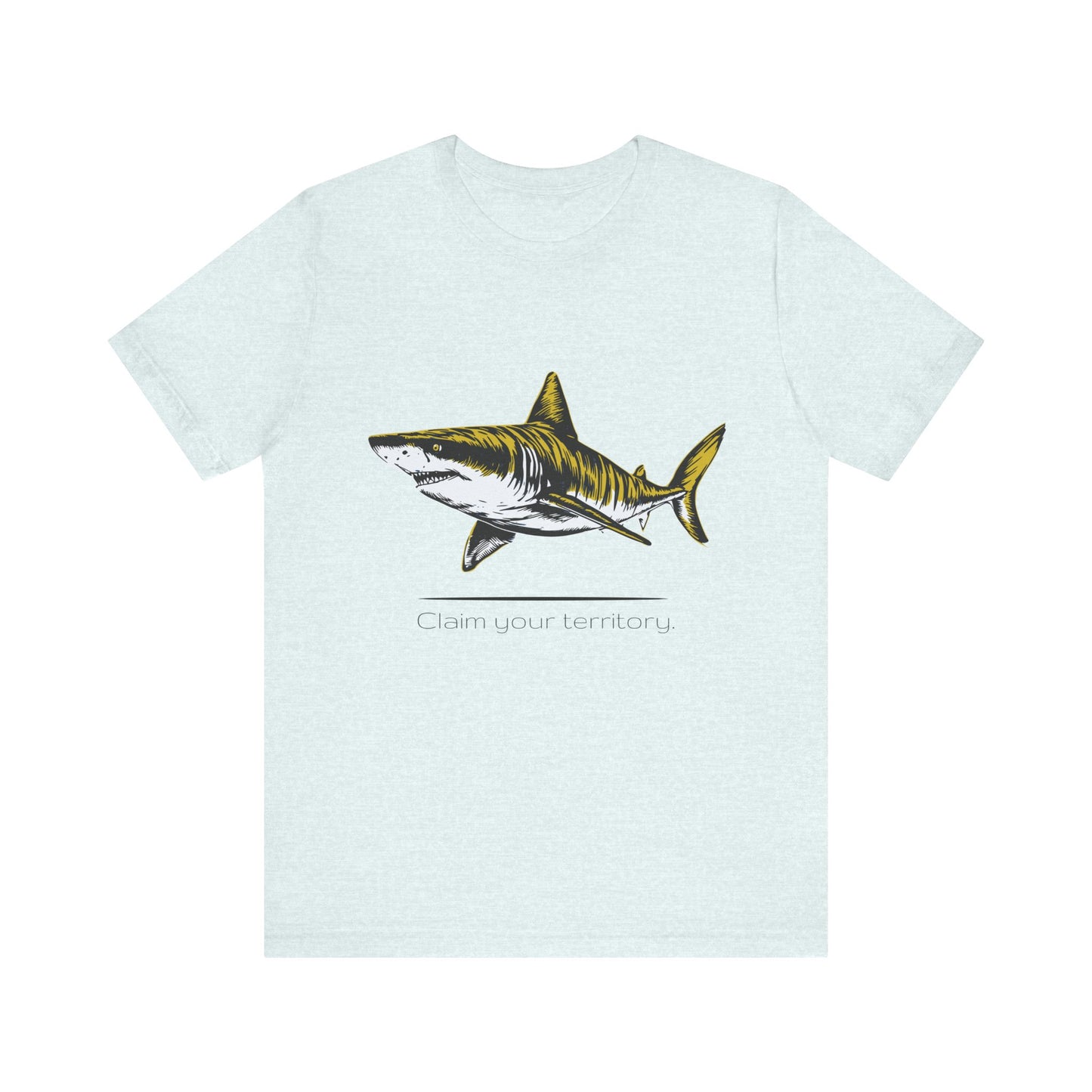 Tiger Shark "Claim your territory" Graphic Unisex Jersey Tee