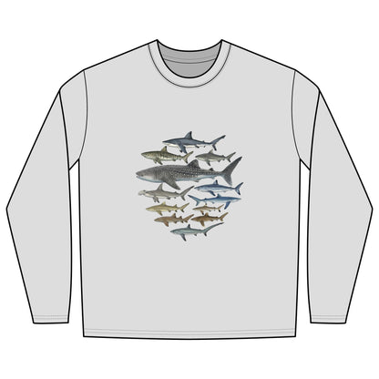 Rash Guard - "Ocean's Twelve" (Shark List on Back)