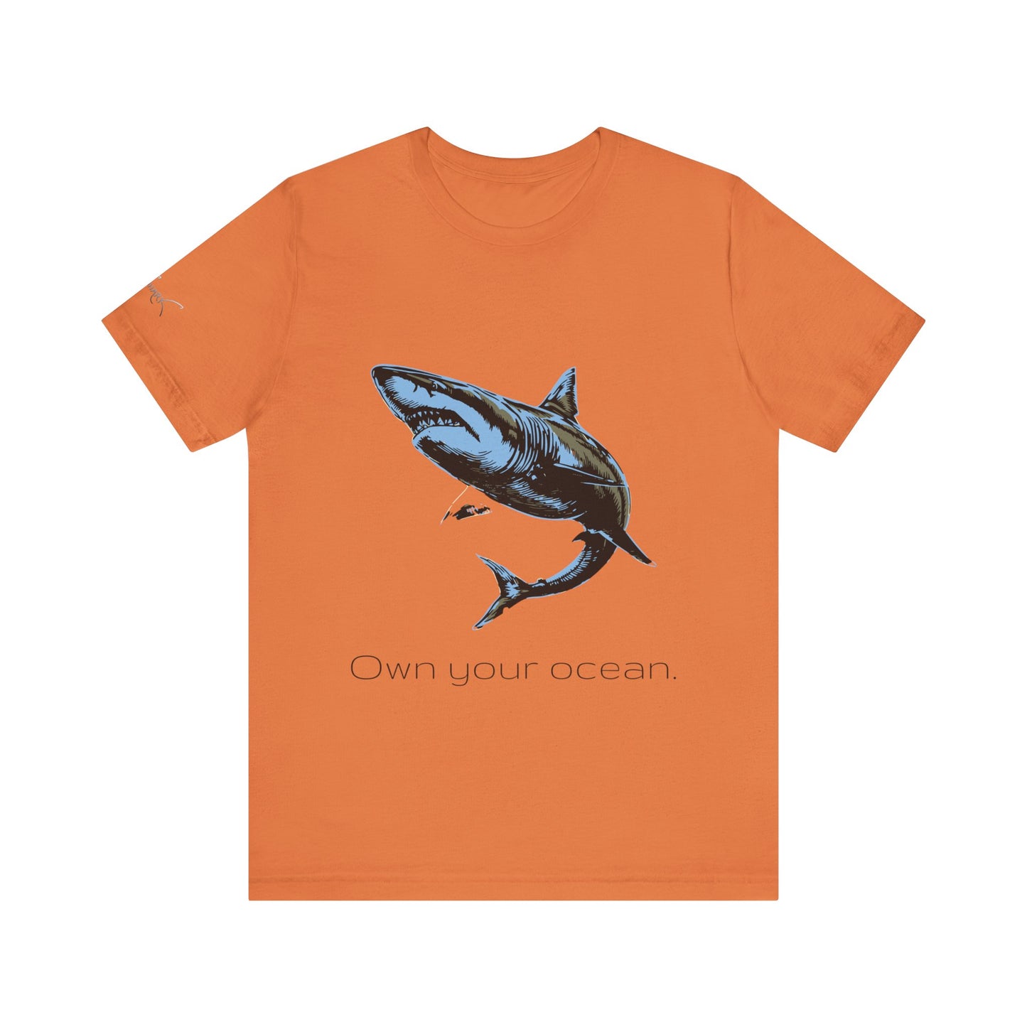 Great White Shark "Own your ocean" Graphic Unisex Jersey Tee