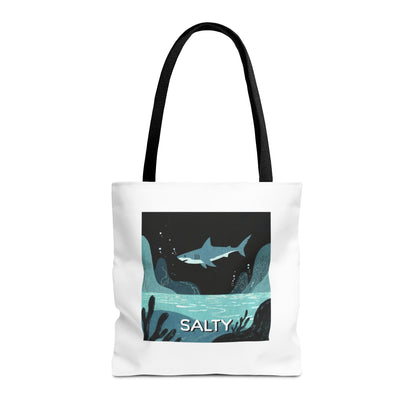 Shark Tote Bag - "Salty"