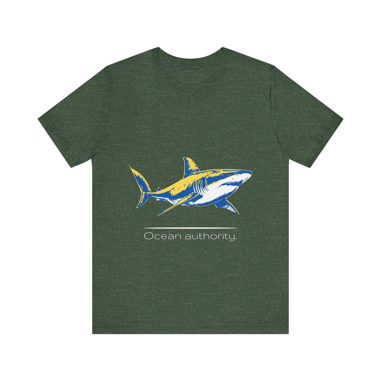 Great White Shark "Ocean authority" Graphic Unisex Jersey Tee