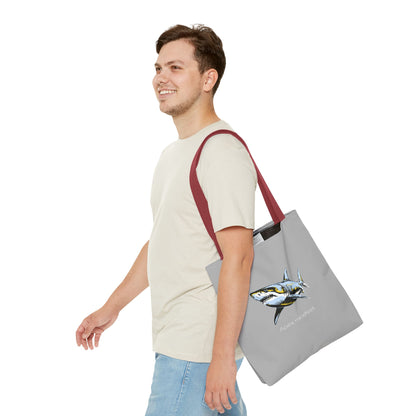 Shark Tote Bag - "Apex Mindset" Graphic Ocean Shopper
