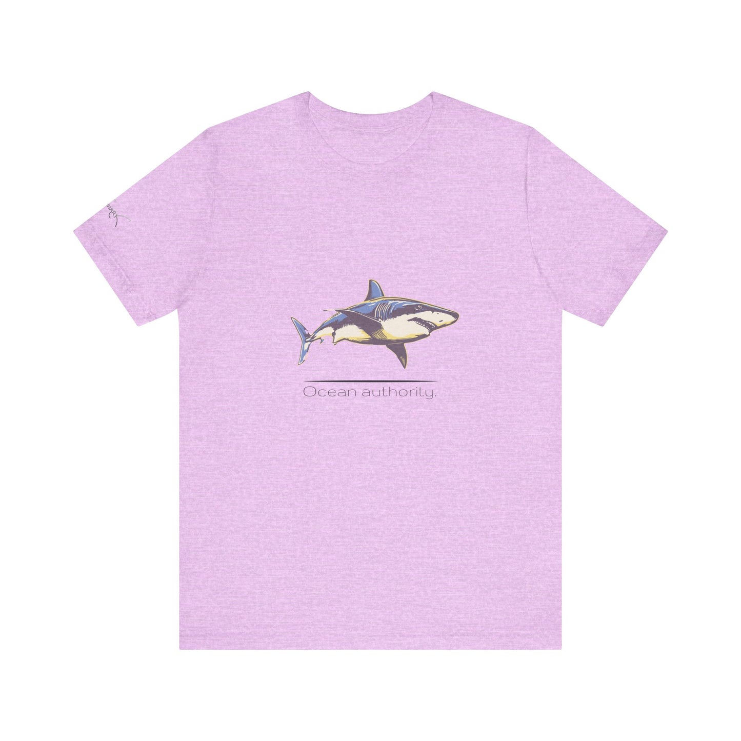 Great White Shark "Ocean Authority" Graphic Unisex Jersey Tee
