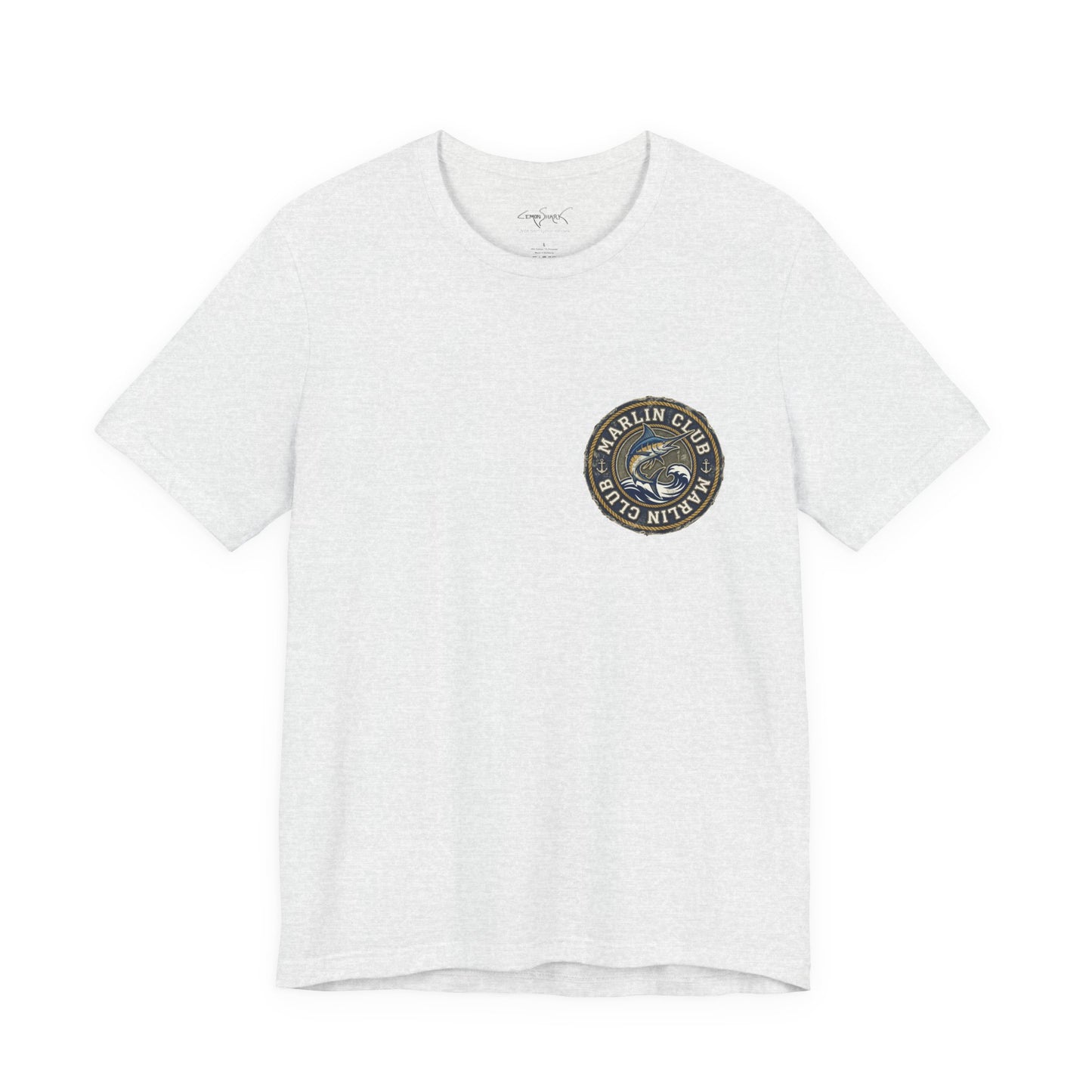Marlin Club Tee - Back Image (Small Badge on Front)