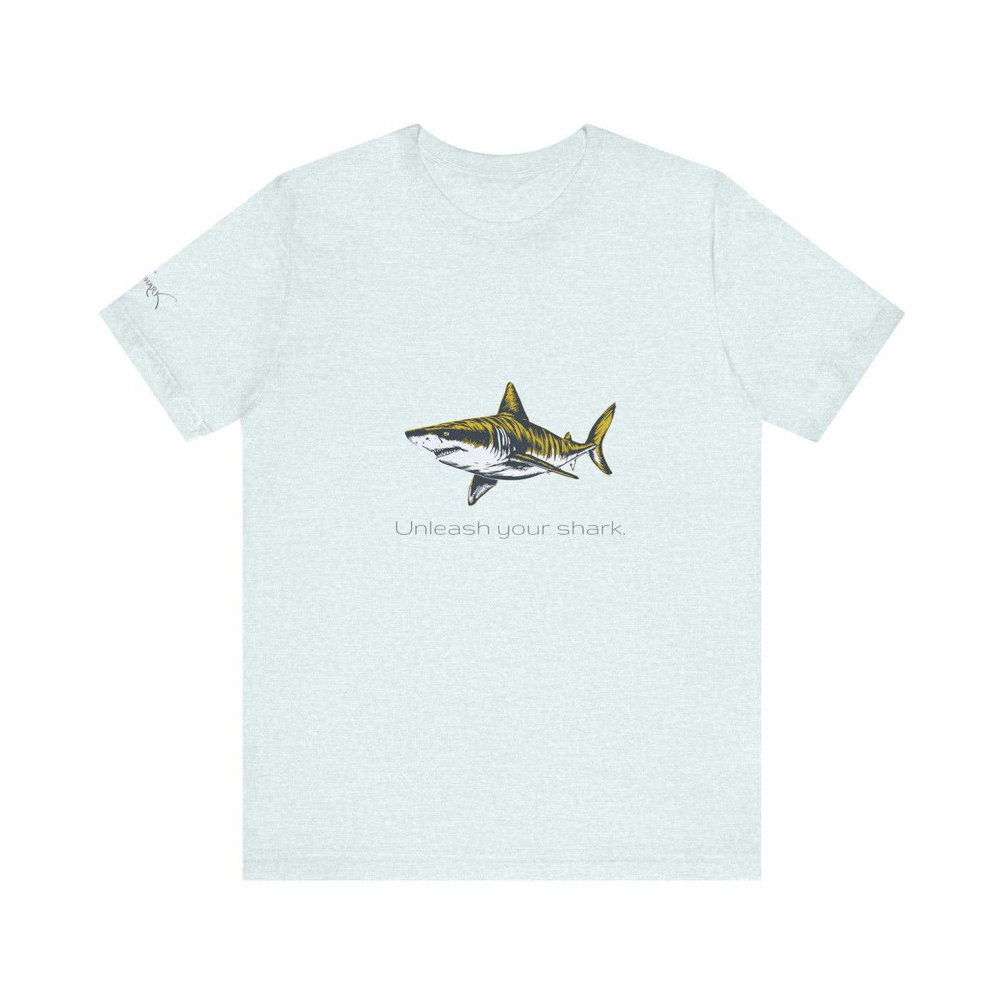 Tiger Shark "Unleash your shark" Graphic Unisex Jersey Tee