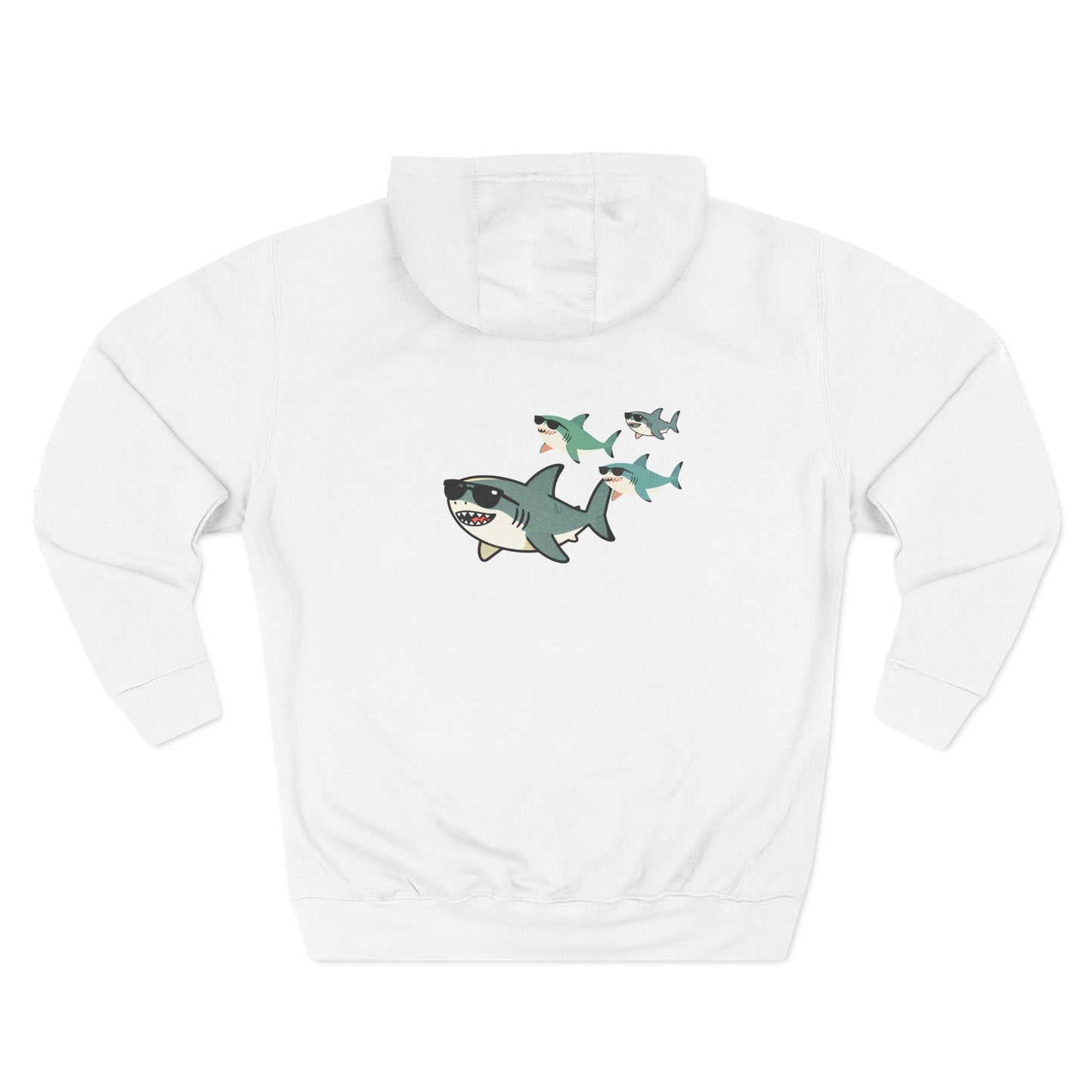 Sharky Pullover Hoodie - Sharky School (Logo on Front)