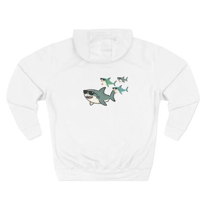 Sharky Pullover Hoodie - Sharky School (Logo on Front)