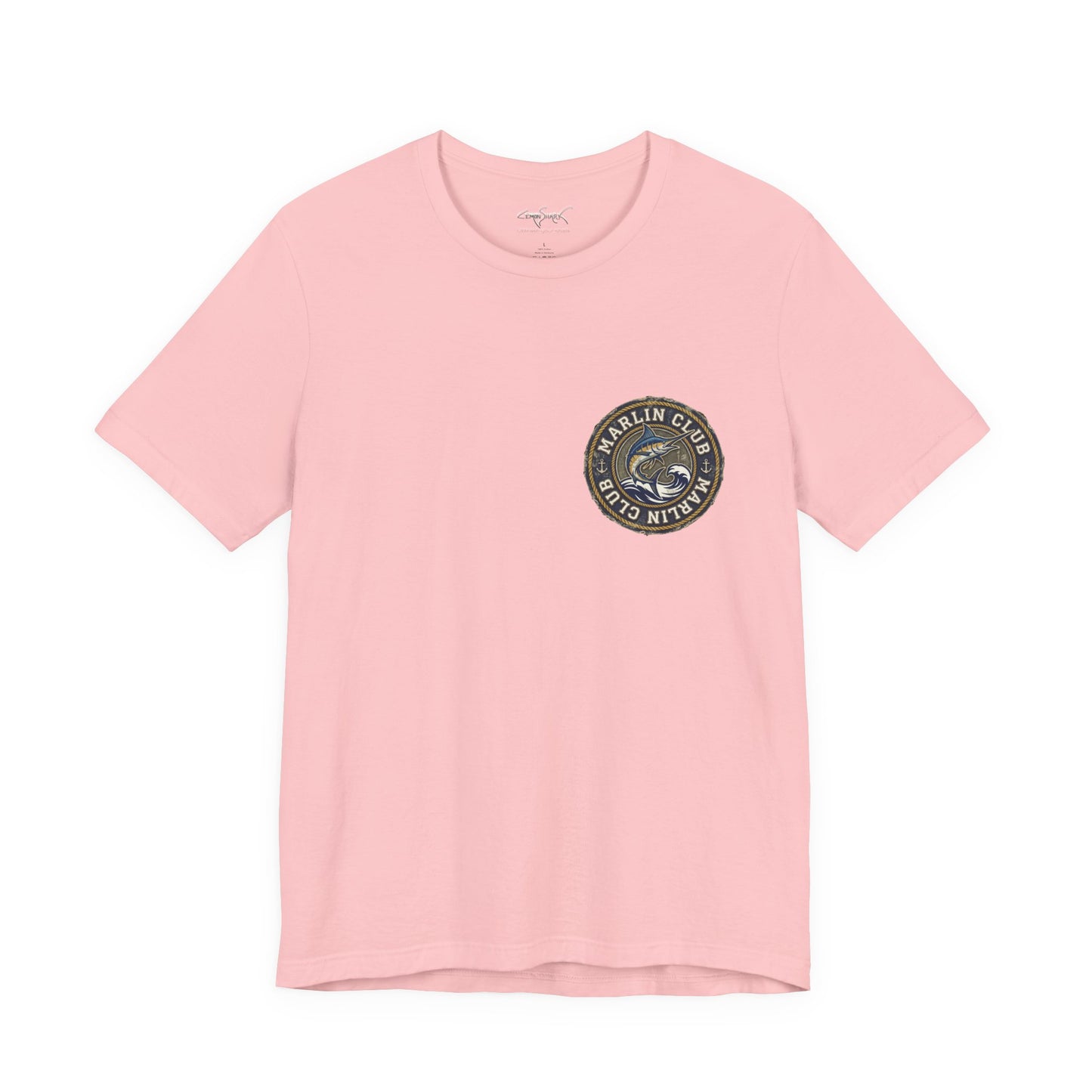 Marlin Club Tee - Back Image (Small Badge on Front)