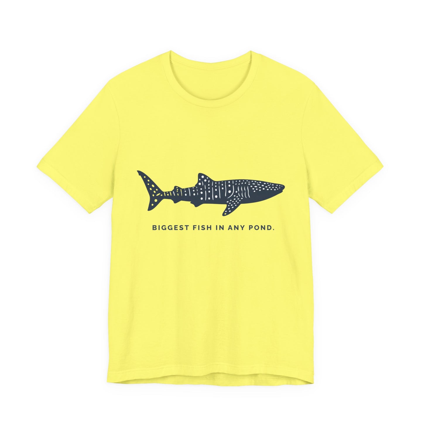 Shark Tee –  Whale Shark Silhouette "Biggest Fish In Any Pond"