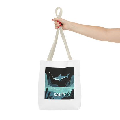 Shark Tote Bag - "Salty"