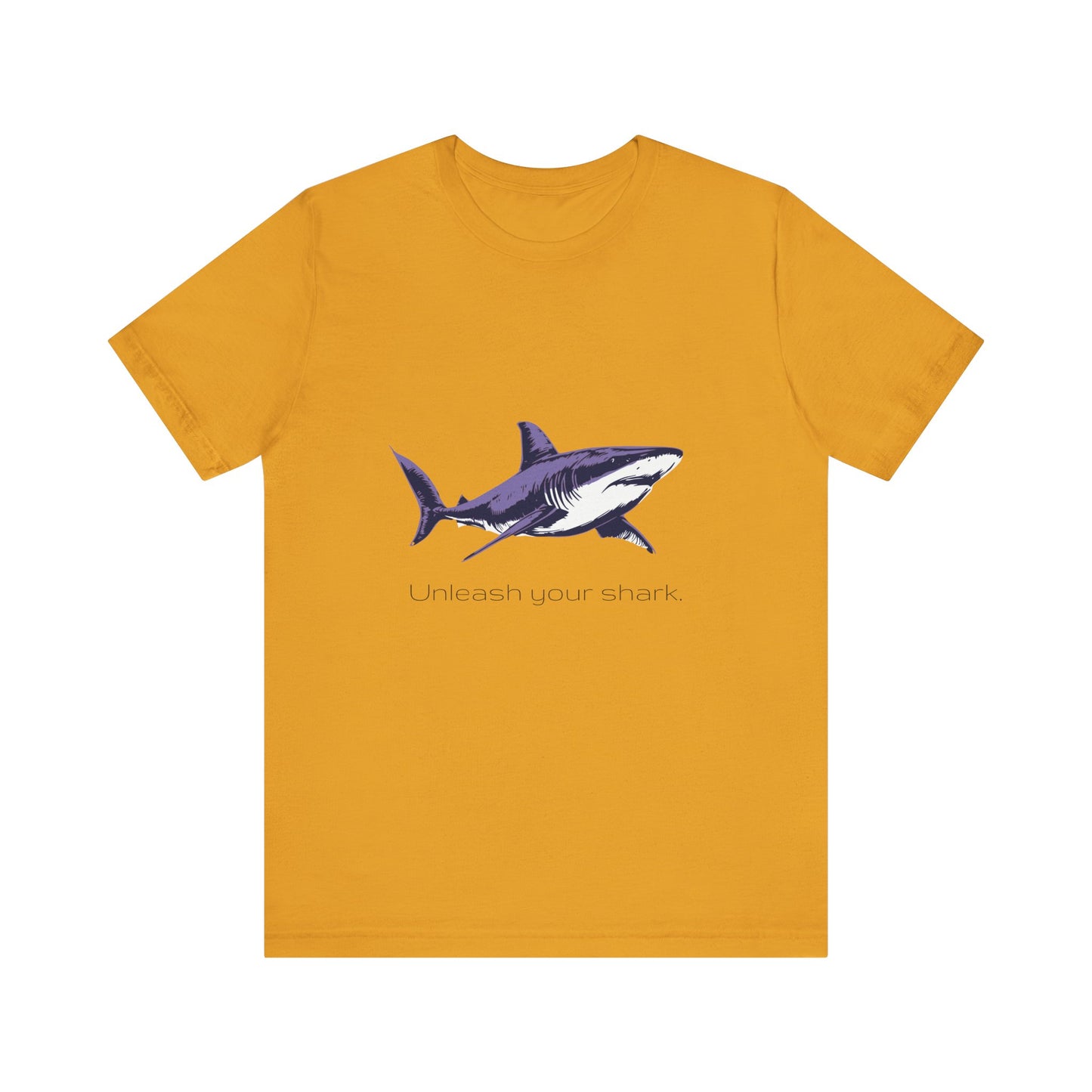 Great White Shark "Unleash your shark" Graphic Unisex Jersey Tee
