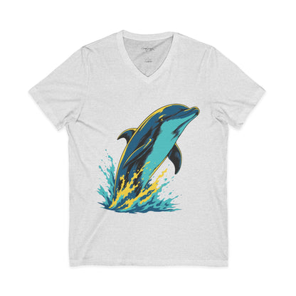 •V• Dolphin V-Neck Tee — Big Splash