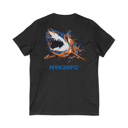 •V• Shark V-Neck Tee - NYK26FC GWS Slash (Front Logo)