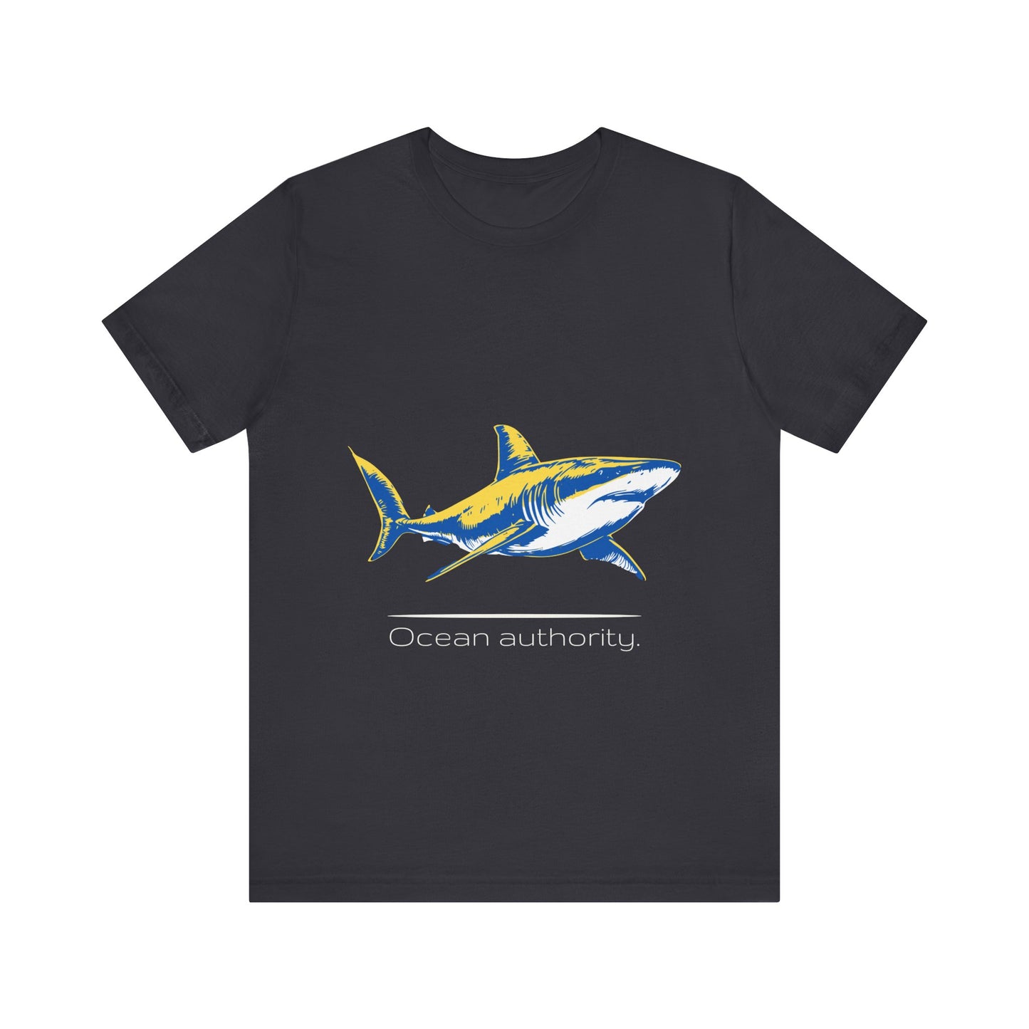 Great White Shark "Ocean authority" Graphic Unisex Jersey Tee