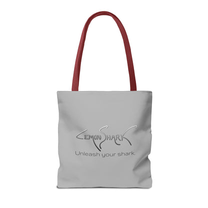 Shark Tote Bag - "Apex Mindset" Graphic Ocean Shopper