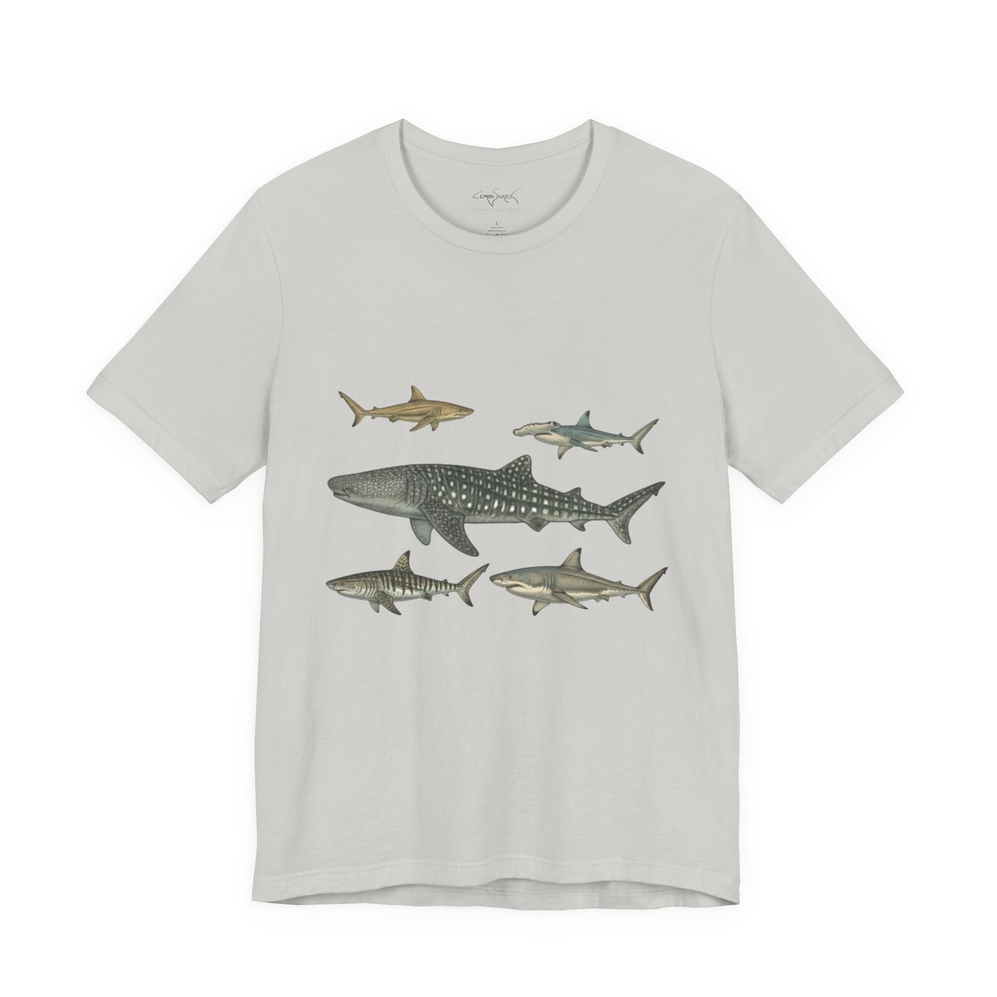 Shark Tee - Ocean's Five (Logo on Back)