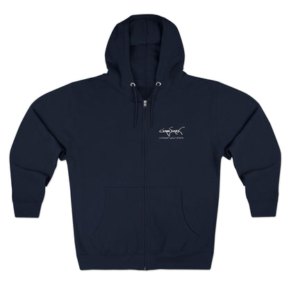 Shark Zip Hoodie - Apex Mindset