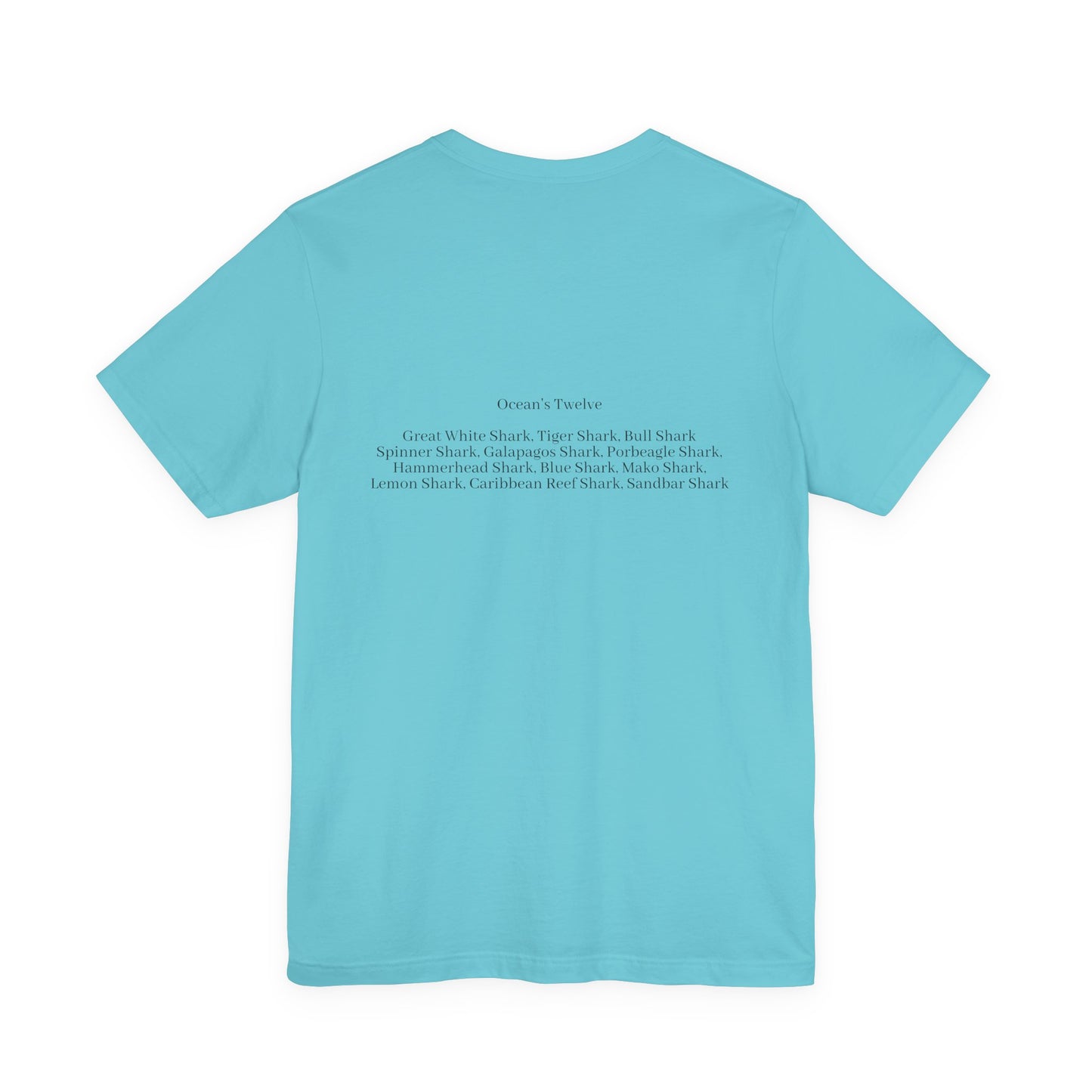 Shark Tee - Ocean's Twelve (Shark List on Back)