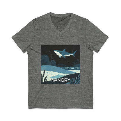 •V• Shark V-Neck Tee - Hangry