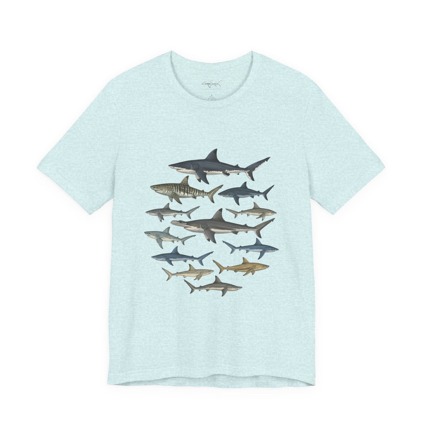 Shark Tee - Ocean's Twelve (Shark List on Back)