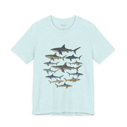 Shark Tee - Ocean's Twelve (Shark List on Back)