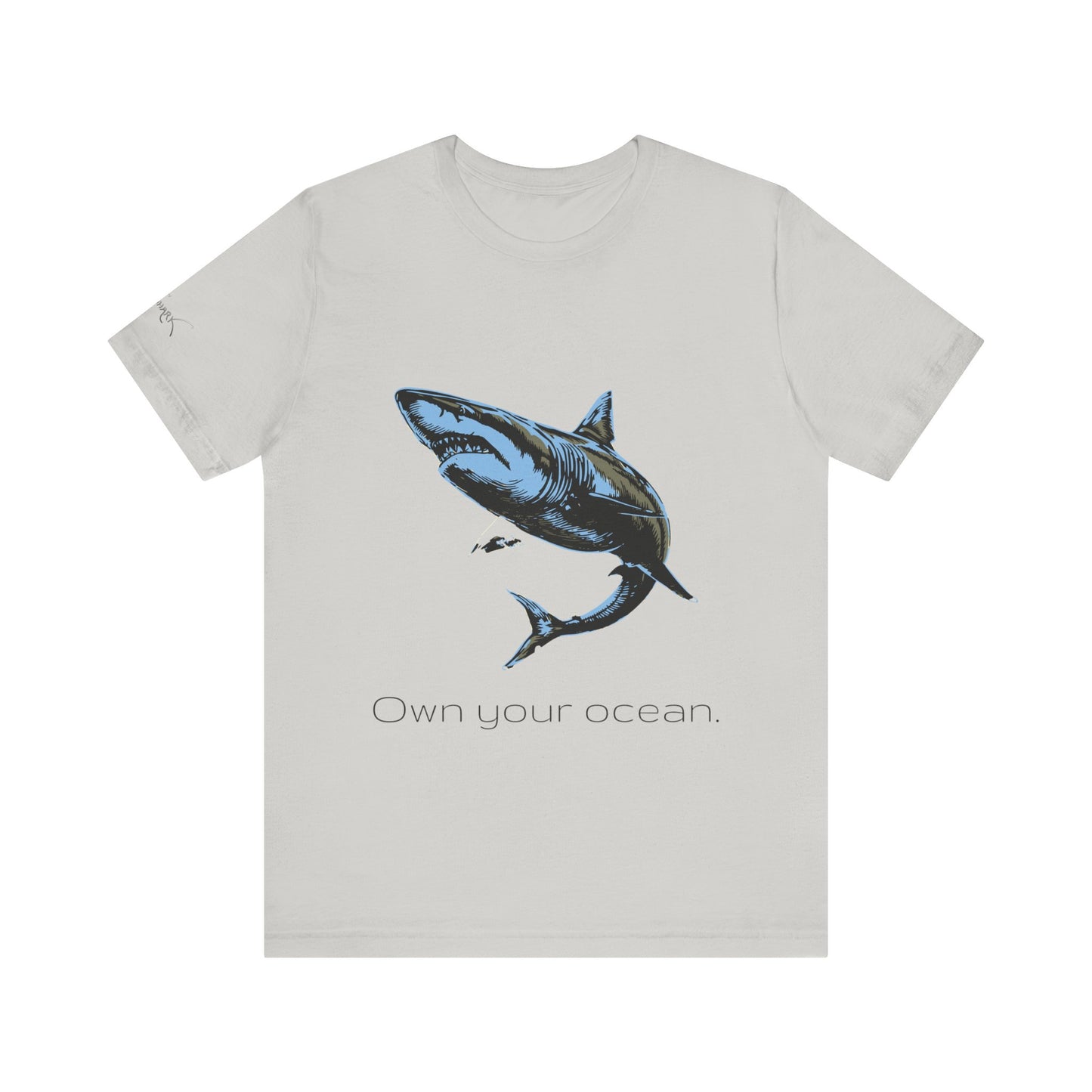 Great White Shark "Own your ocean" Graphic Unisex Jersey Tee