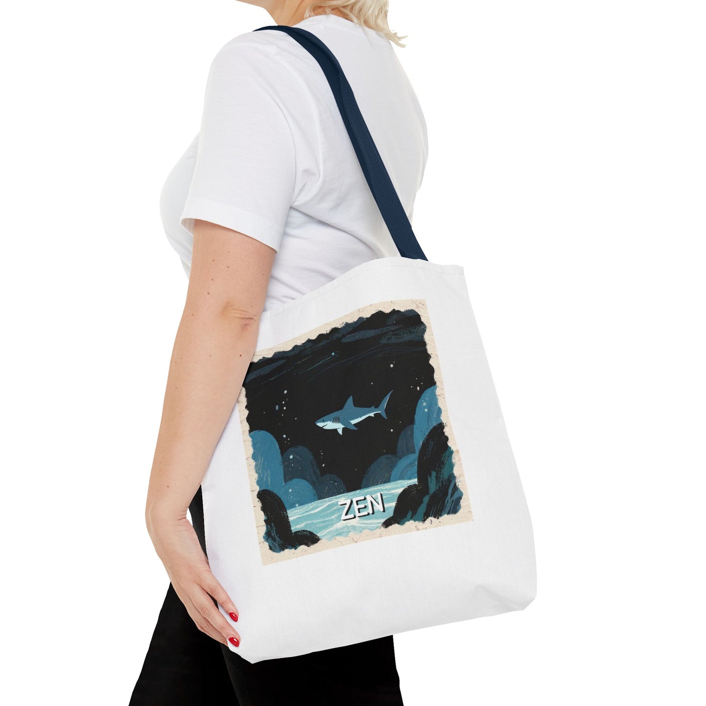 Shark Tote Bag - "Zen"