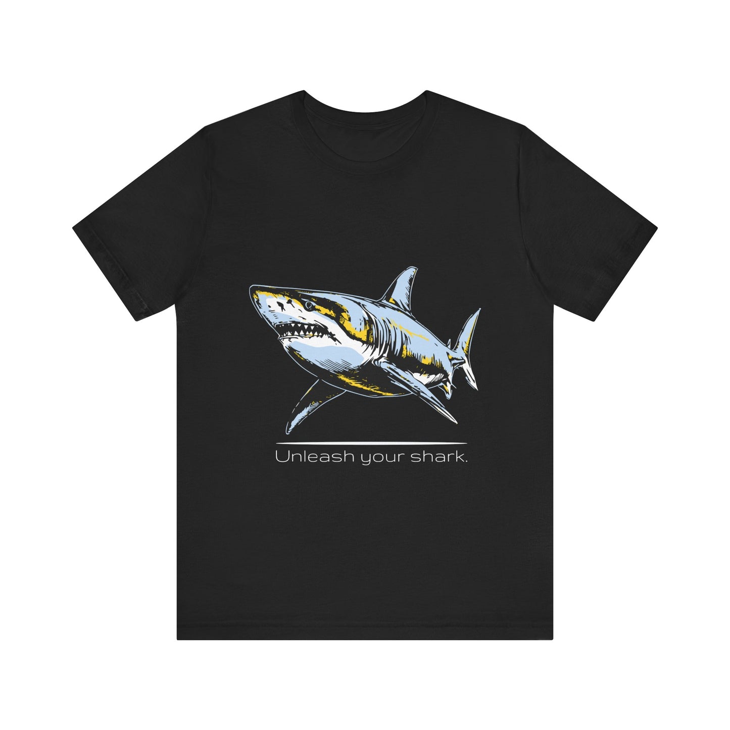 Great White Shark Ultimate "Unleash your shark" Graphic Unisex Jersey Tee