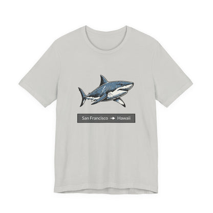 Shark Tee - San Francisco to Hawaii