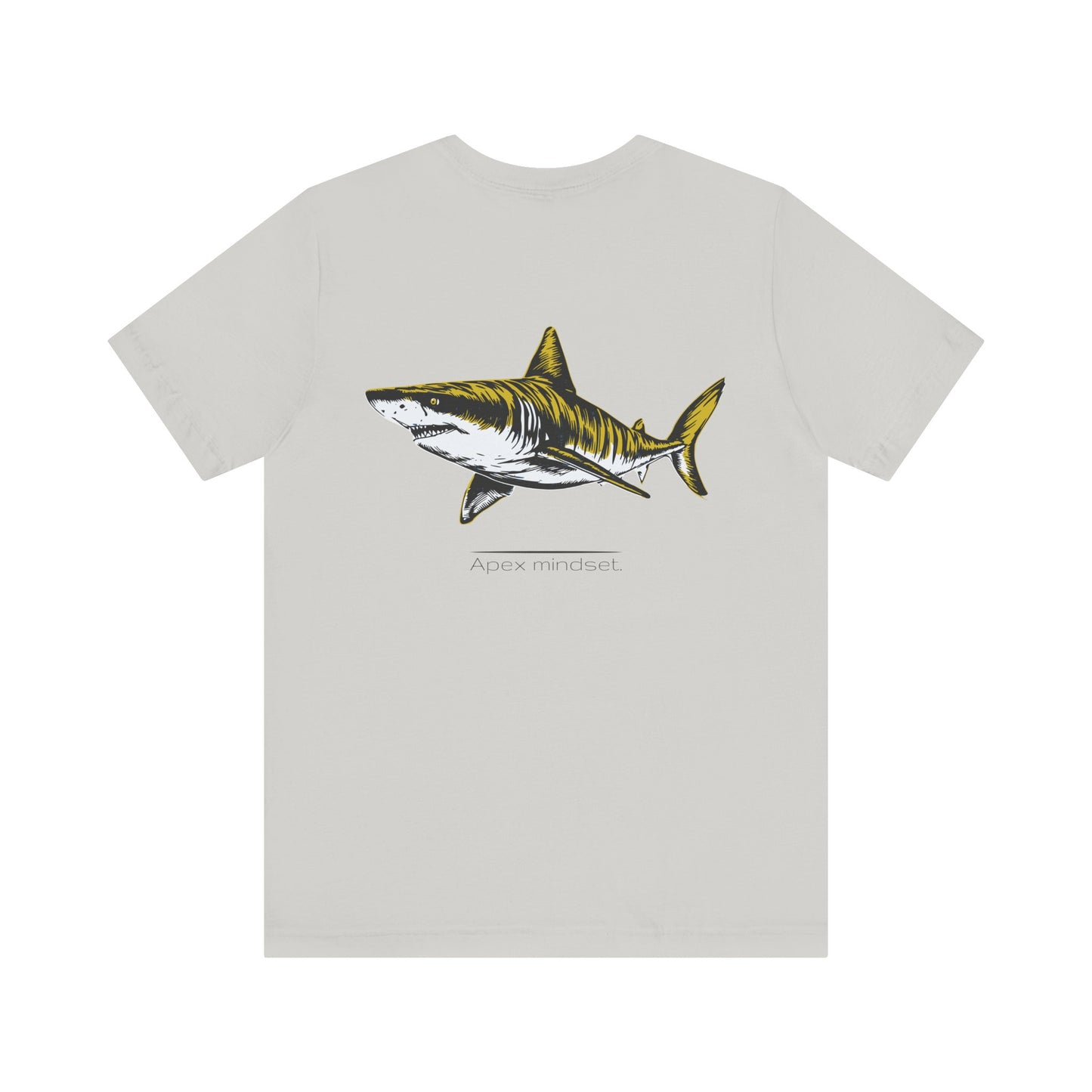 Tiger Shark "Apex Mindset" Graphic Unisex Jersey Tee (graphic on back)