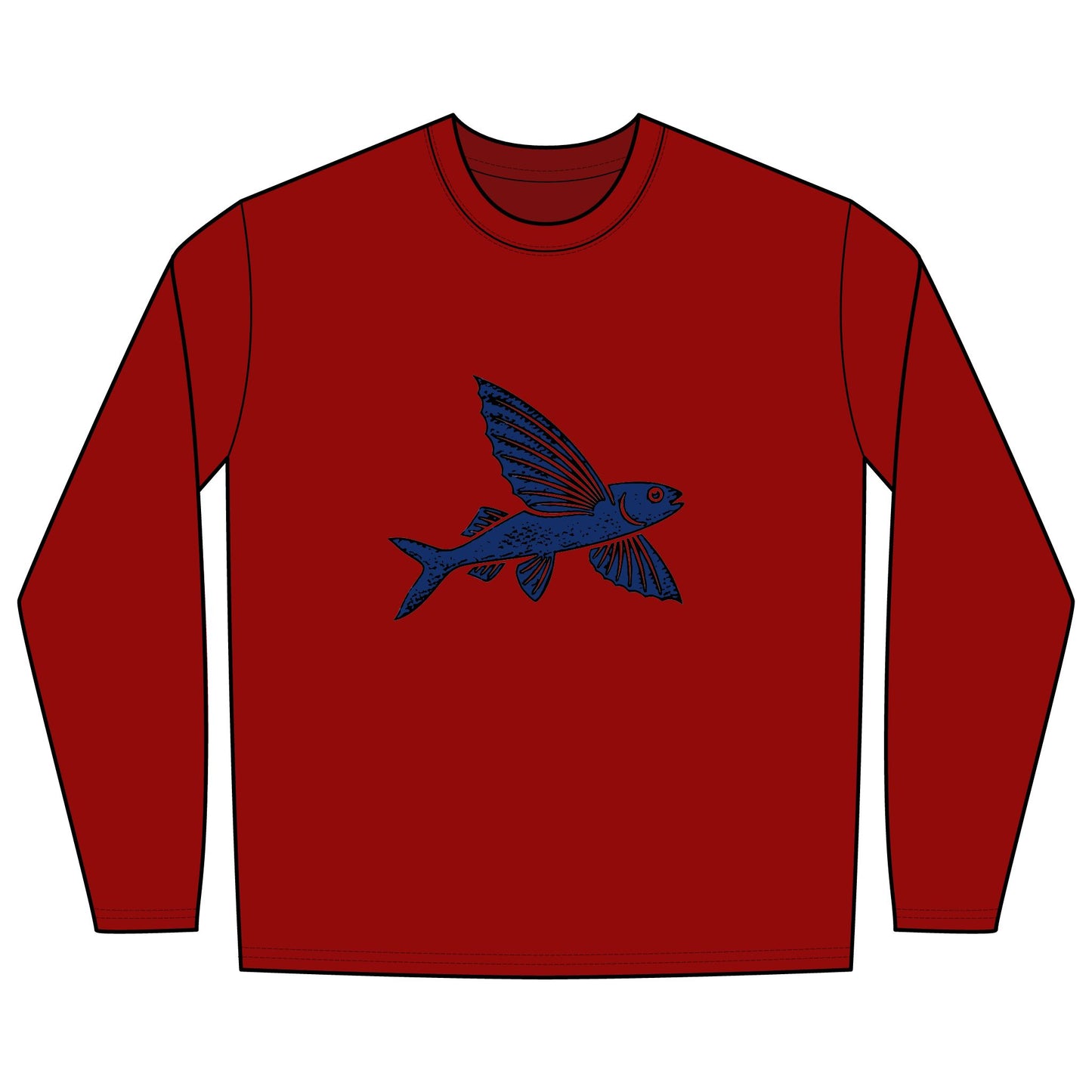 Rash Guard - Flying Fish (Front)