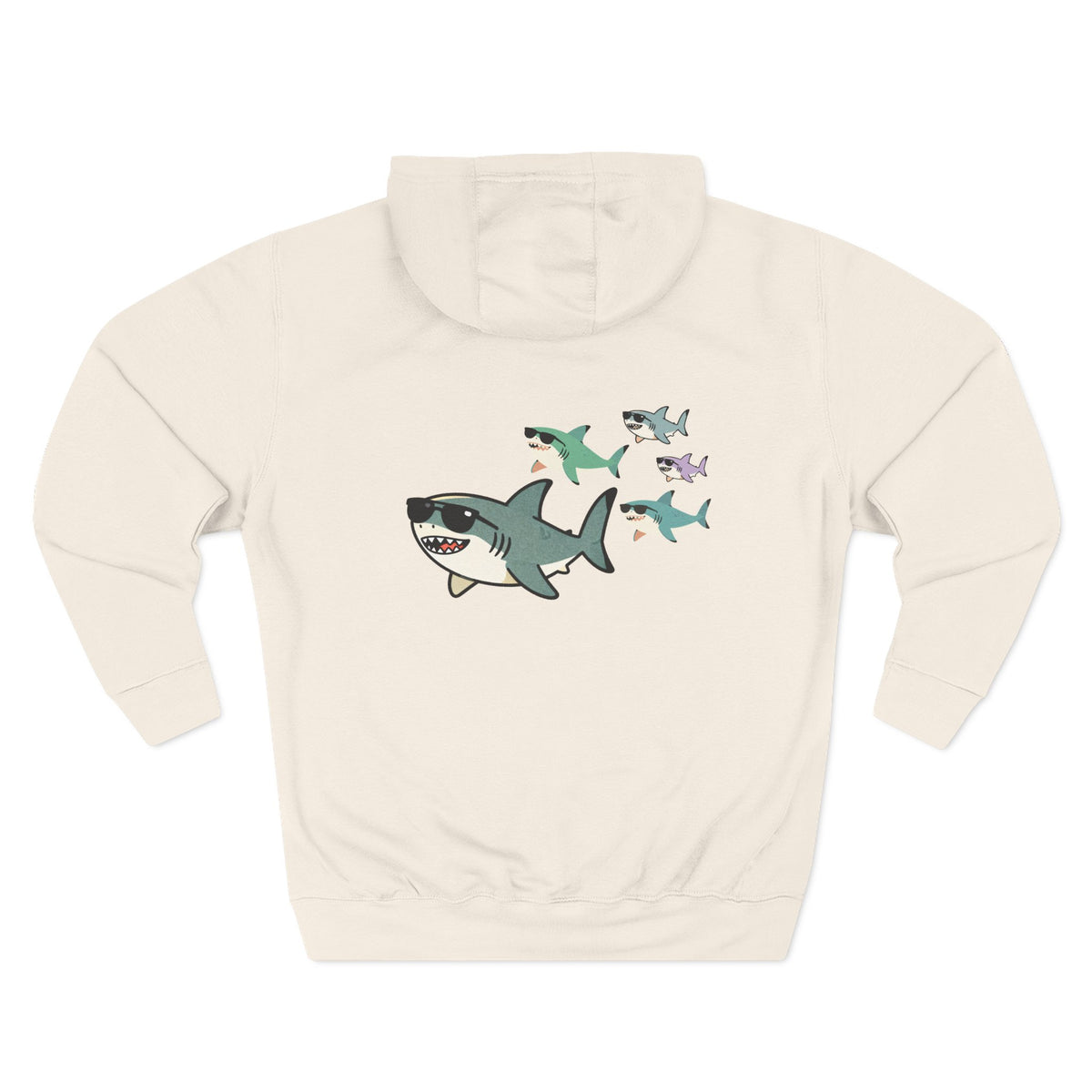 Sharky Pullover Hoodie - Sharky School (Front Logo)