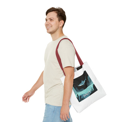 Shark Tote Bag - "Salty"