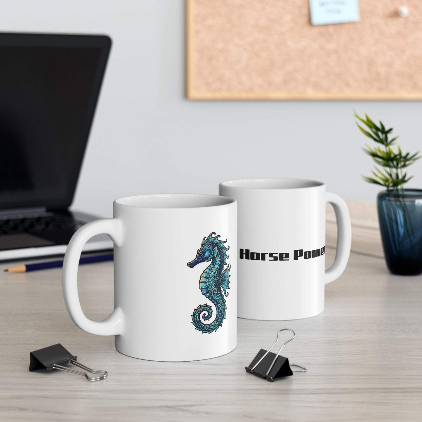 Seahorse Mug — "Horse Power"