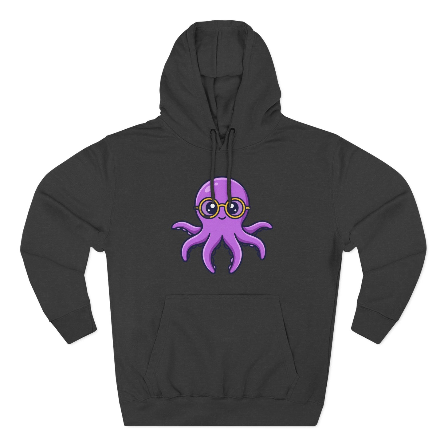 Octopus Pullover Hoodie - Happy