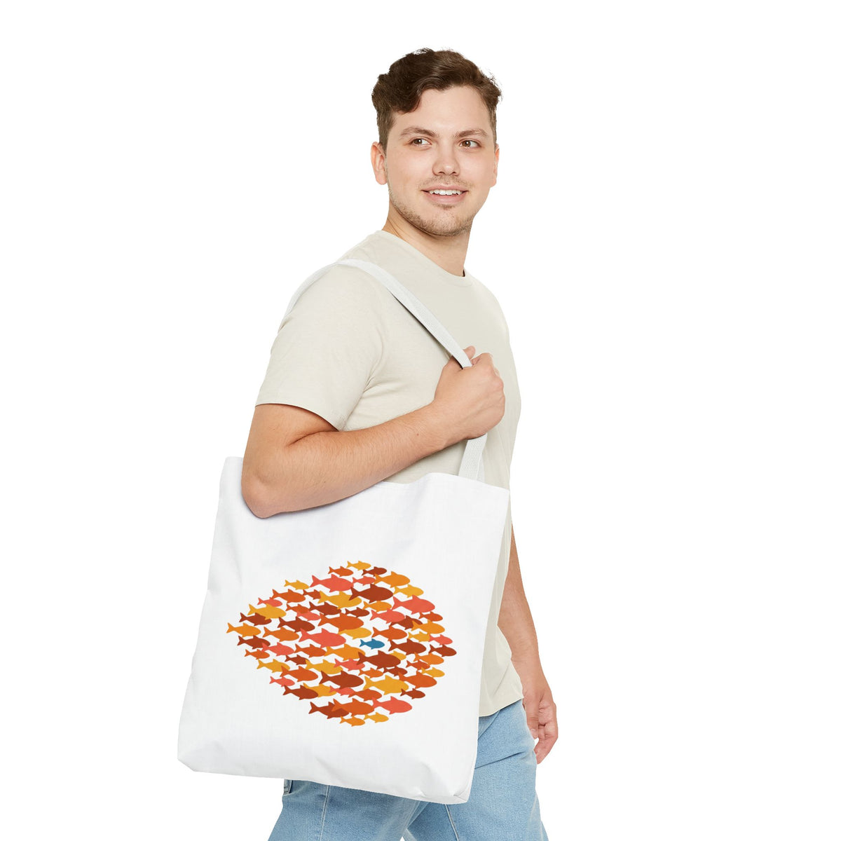 Fish Tote Bag - Fall School
