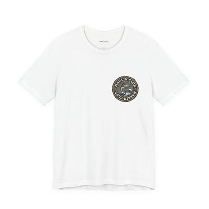 Marlin Club Tee - Back Image (Small Badge on Front)