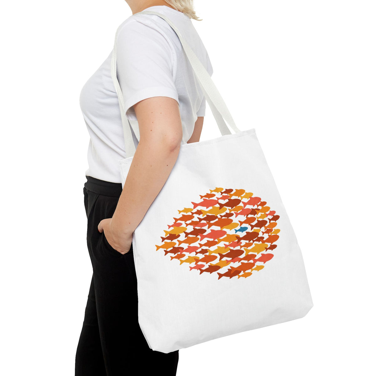 Fish Tote Bag - Fall School