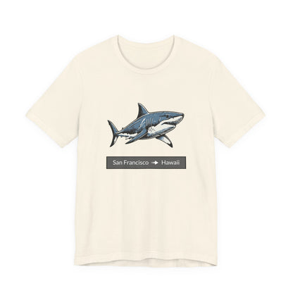 Shark Tee - Migration "San Francisco to Hawaii"
