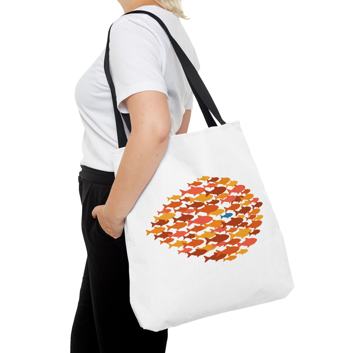Fish Tote Bag - Fall School