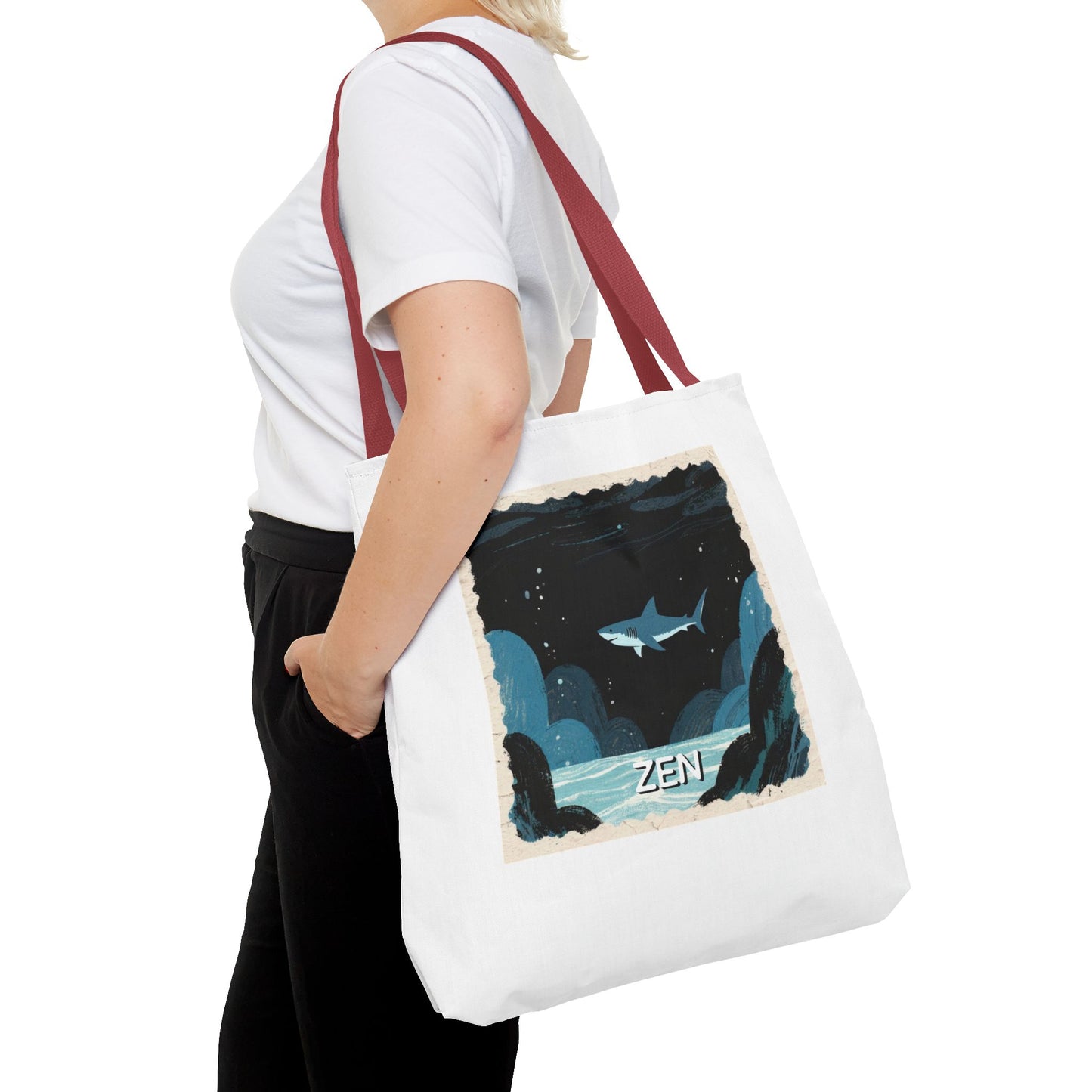 Shark Tote Bag - "Zen"