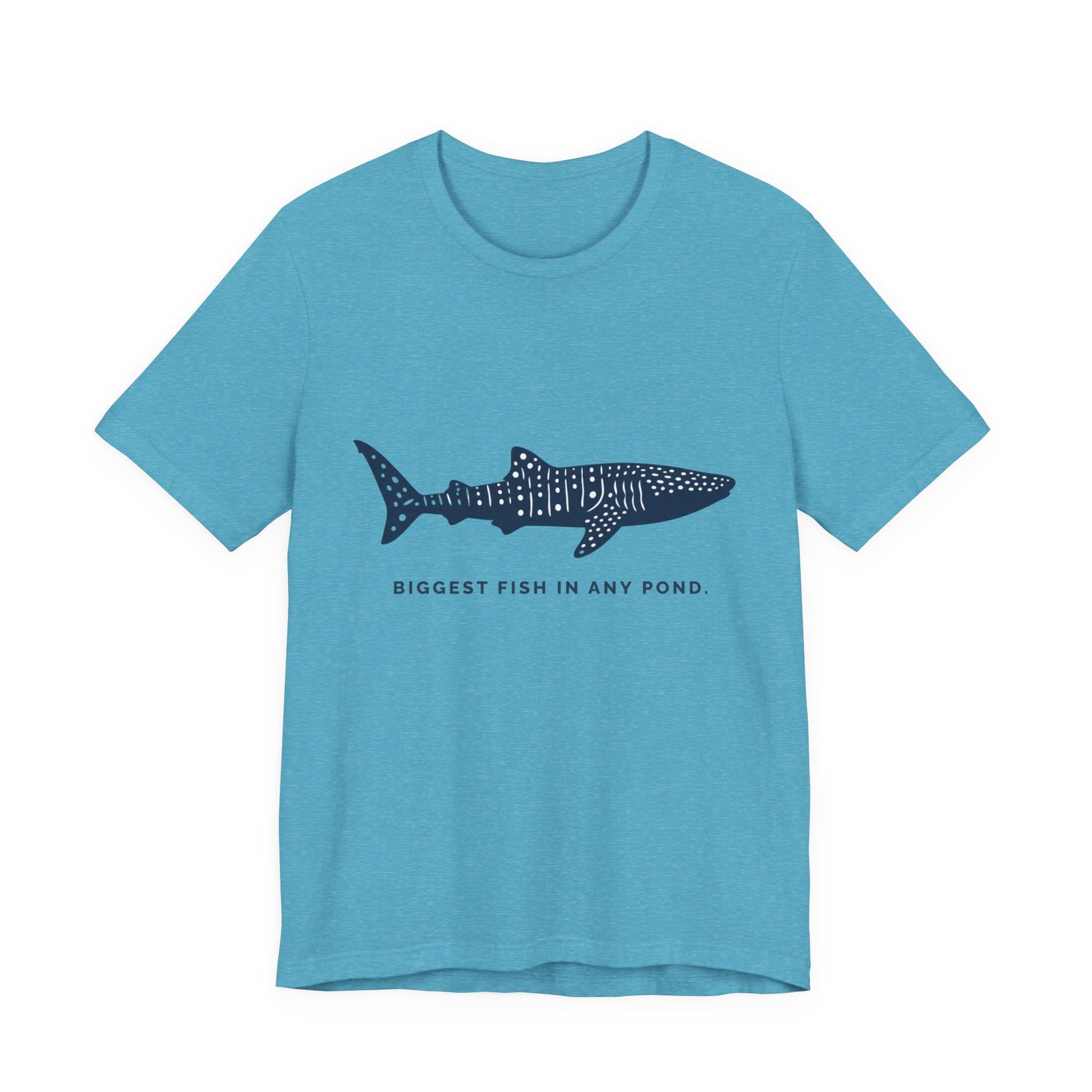 Shark Tee –  Whale Shark Silhouette "Biggest Fish In Any Pond"