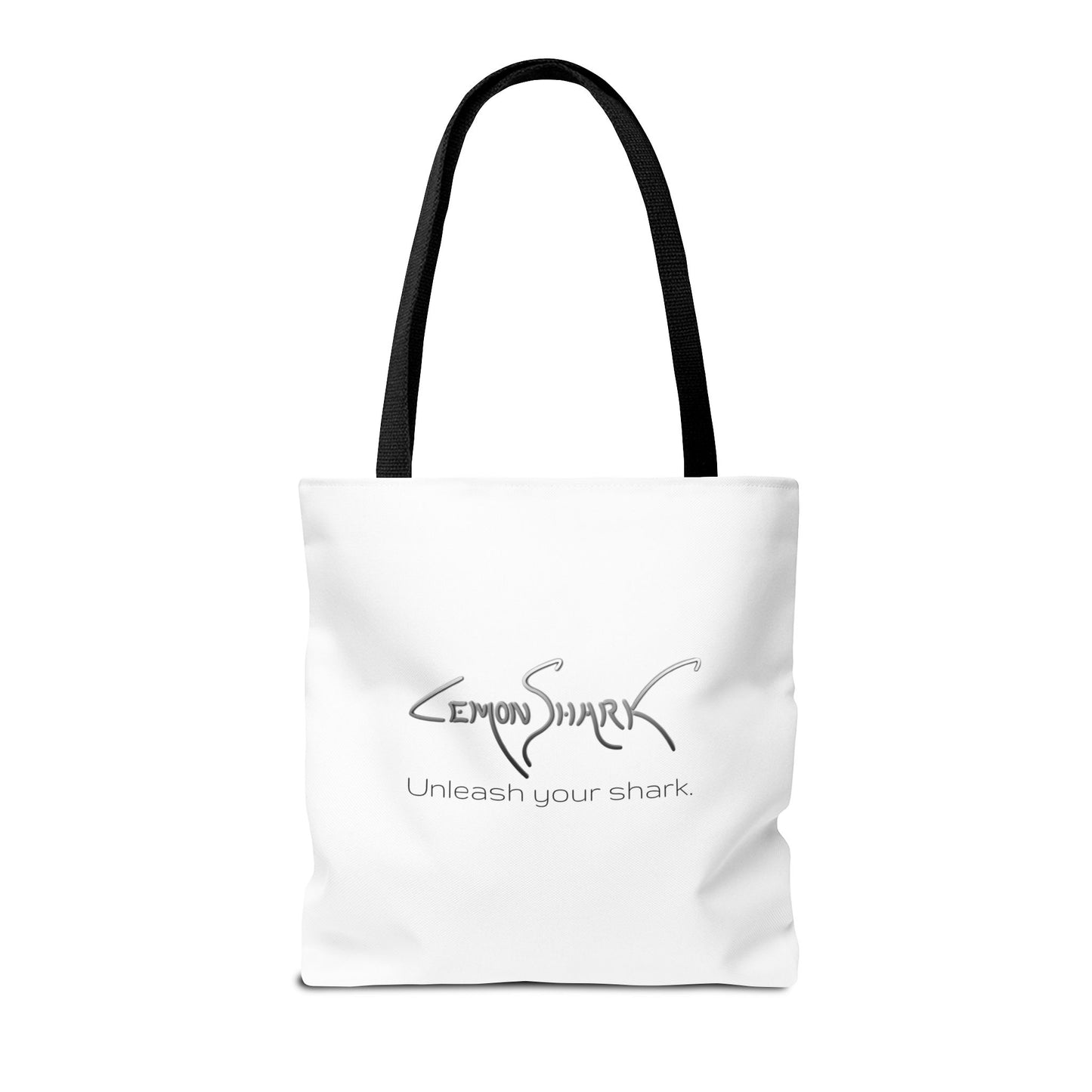 Shark Tote Bag — 'Ocean Authority' & 'Unleash Your Shark' Printed Tote