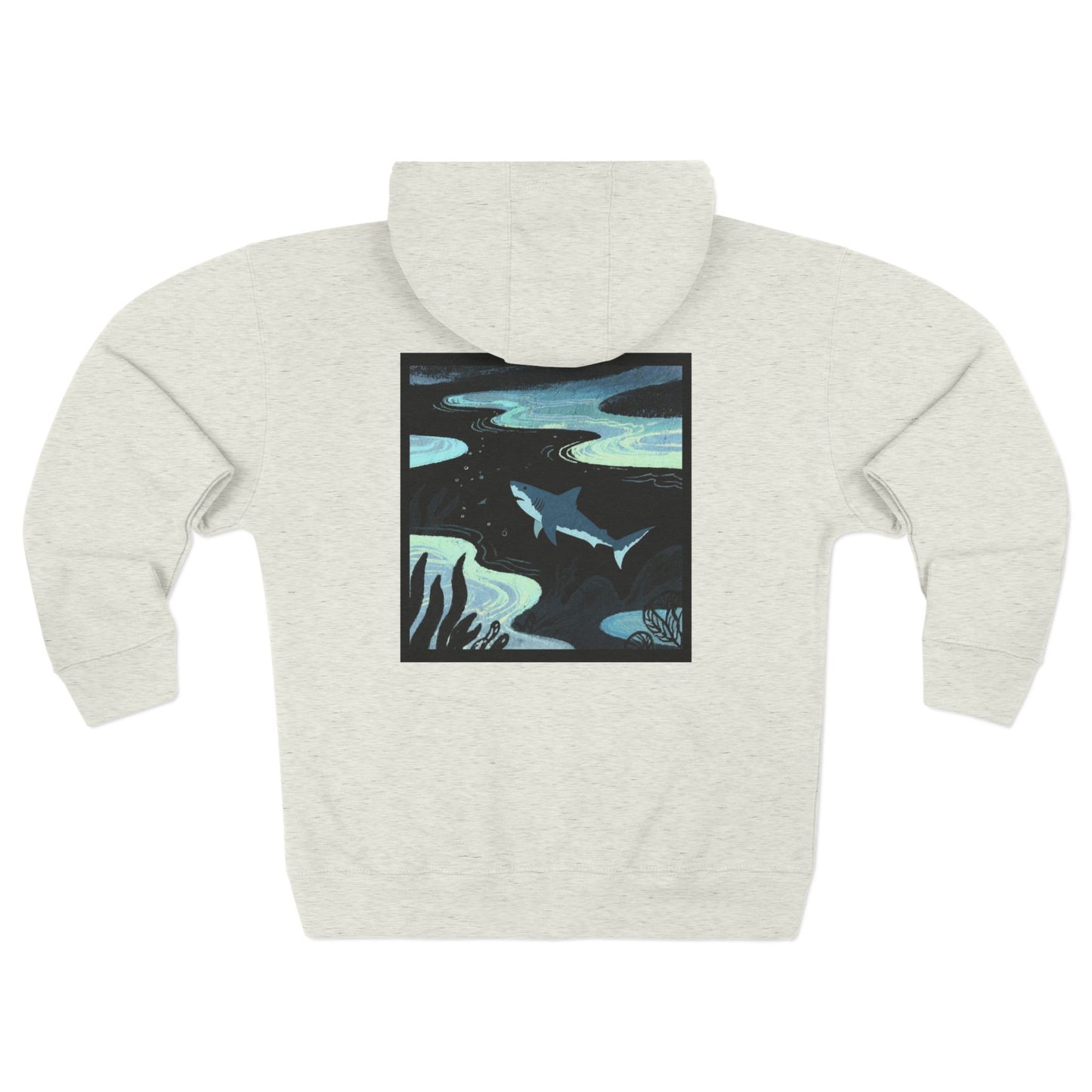 Shark Zip Hoodie — Shark Nightscape