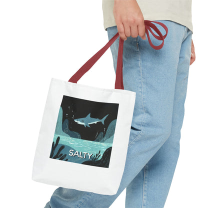 Shark Tote Bag - "Salty"