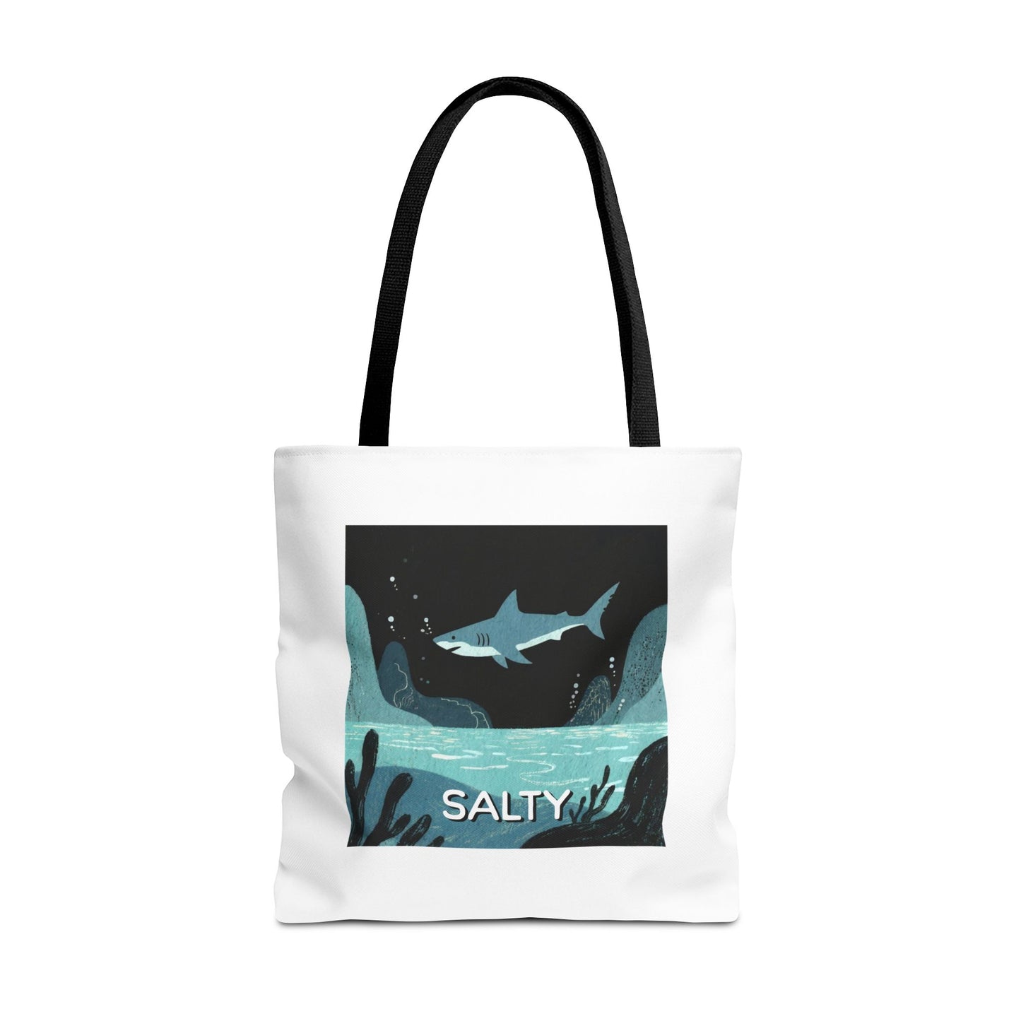 Shark Tote Bag - "Salty"