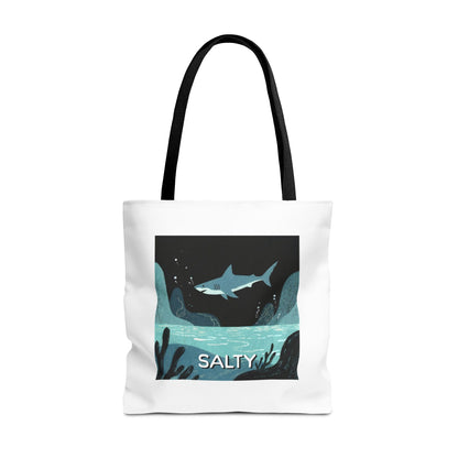 Shark Tote Bag - "Salty"