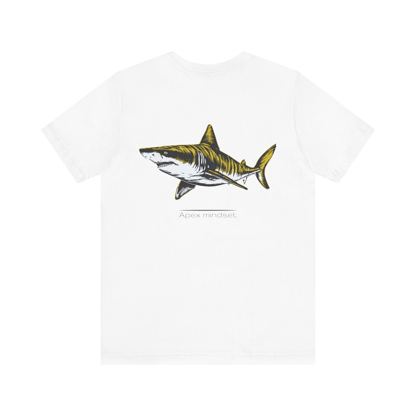 Tiger Shark "Apex Mindset" Graphic Unisex Jersey Tee (graphic on back)