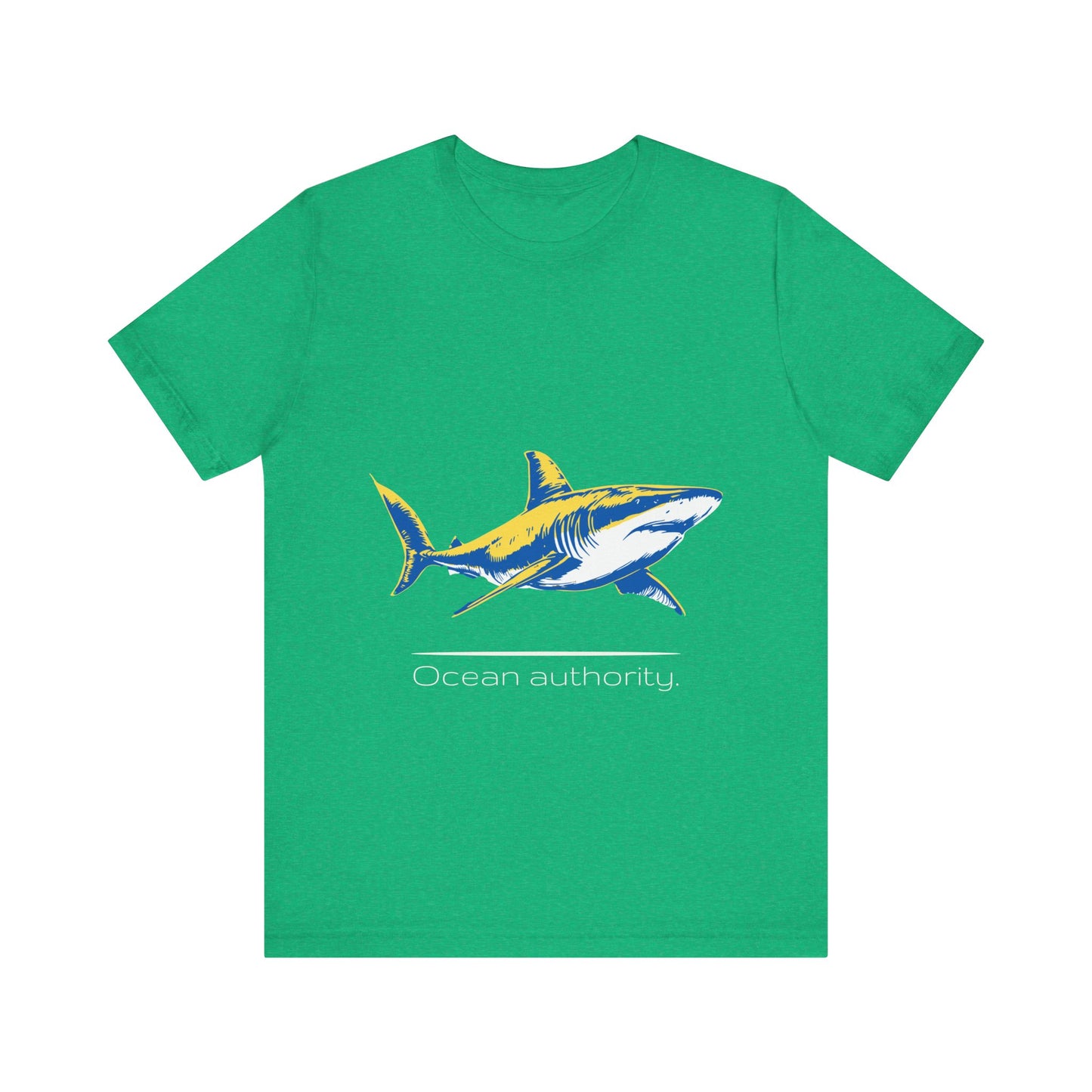 Great White Shark "Ocean authority" Graphic Unisex Jersey Tee