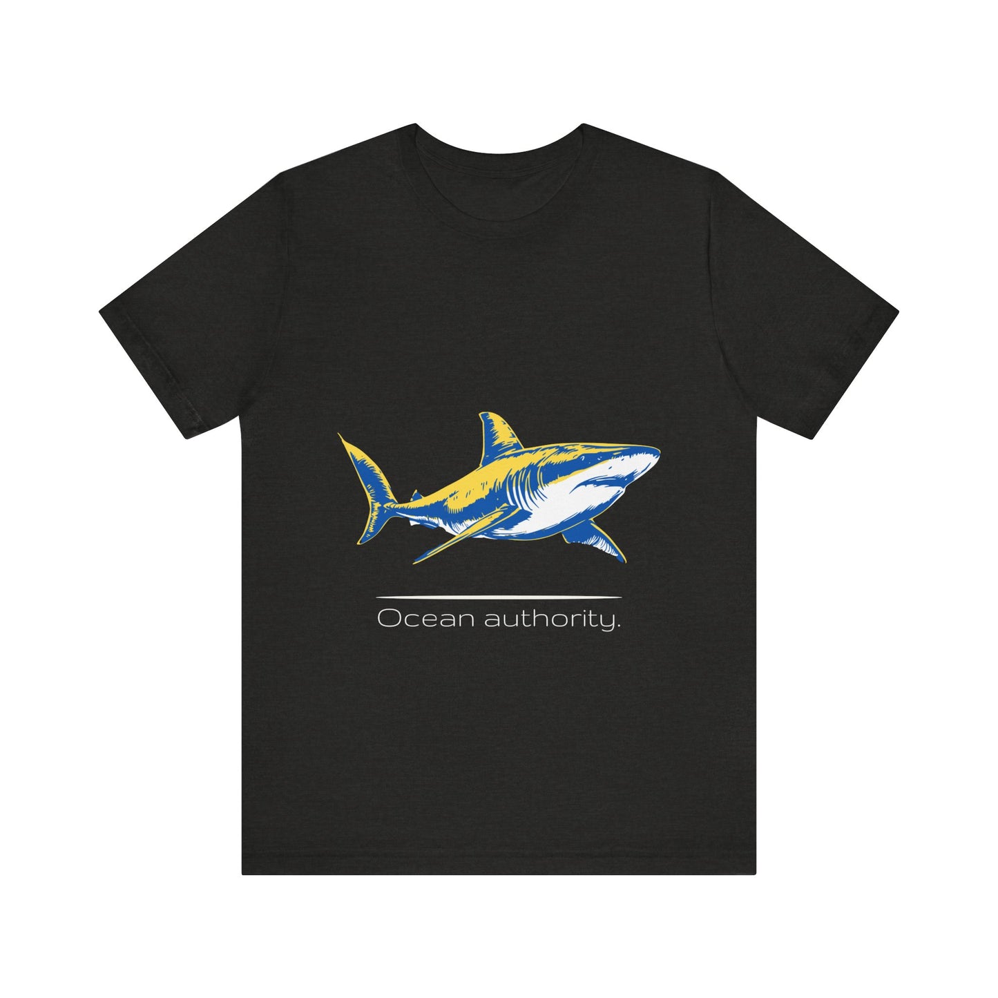 Great White Shark "Ocean authority" Graphic Unisex Jersey Tee